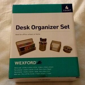 DESK ORGANIZER SET IN BOX